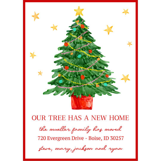 Our Tree Has A New Home Flat Moving Announcements